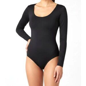 SPANX Black Long Sleeve Bodysuit